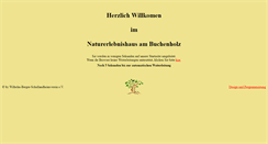 Desktop Screenshot of naturerlebnishaus-am-buchenholz.de